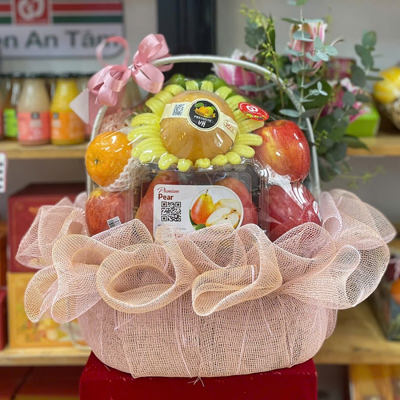 TC38 - Giỏ quà hoa quả nhập khẩu